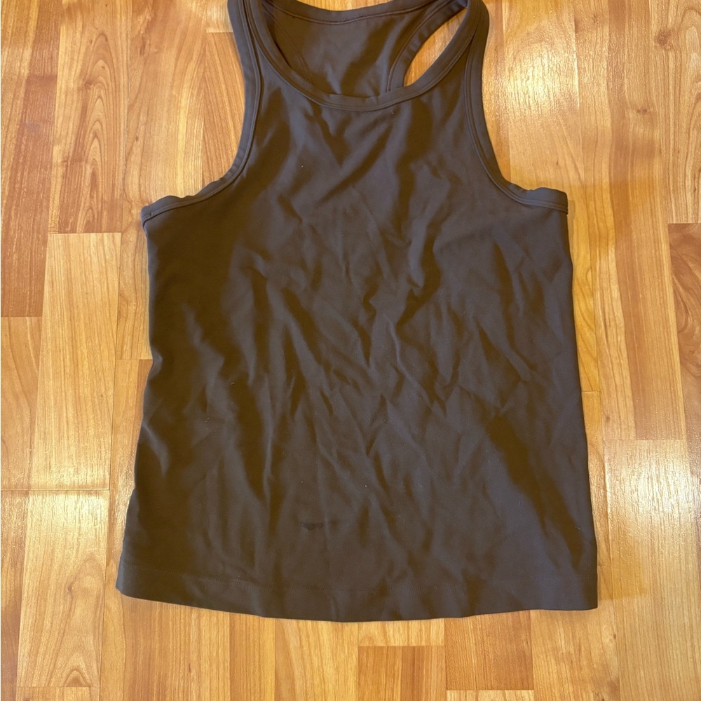 lululemon athletica Dark Brown Tank Top